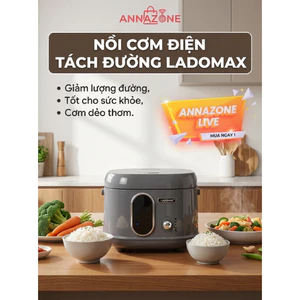 NỒI CƠM ĐIỆN TÁCH ĐƯỜNG LADOMAX Model: HA-8815_Inox