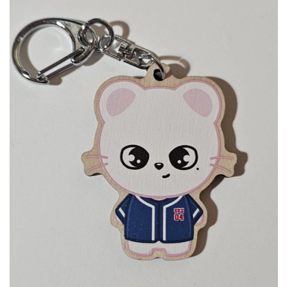 Stray Kids Baseball Wooden Keychain | Skzoo | KPop | MaubieMade 5 out of 5 stars