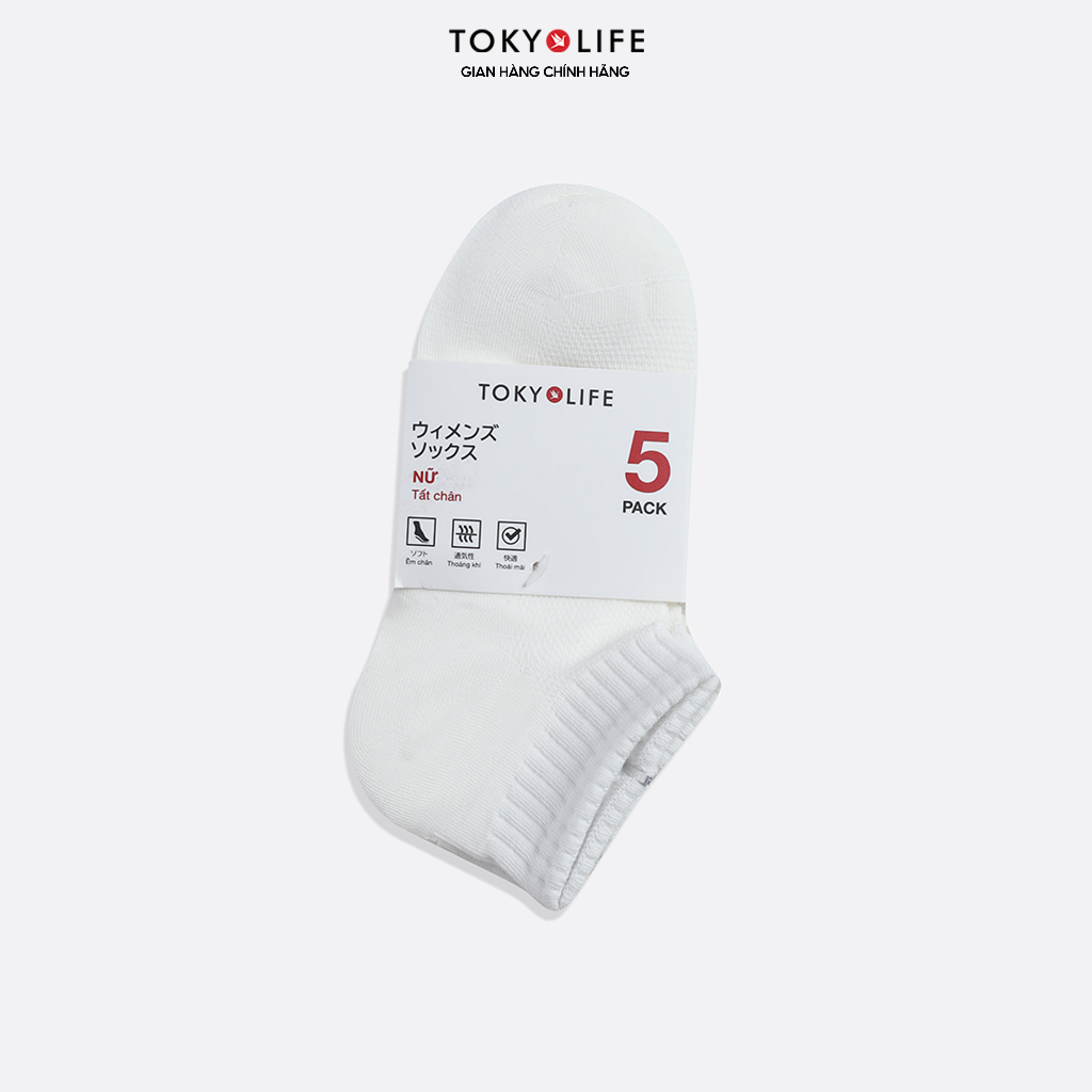 Tất Chân Nữ Cotton Kháng Khuẩn Thoáng Khí Thời Trang - TOKYOLIFE