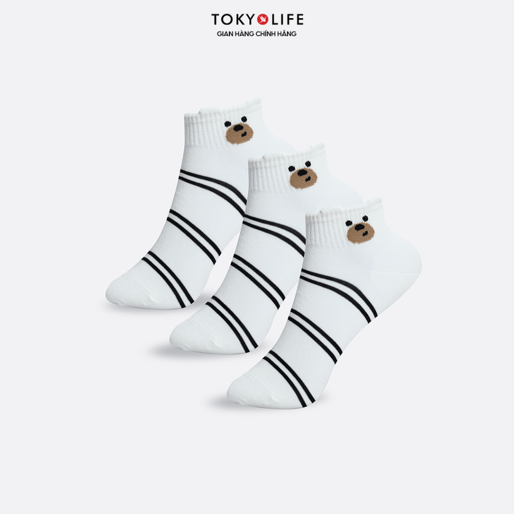 Tất Chân Nữ Cotton Kháng Khuẩn Thoáng Khí Thời Trang - TOKYOLIFE