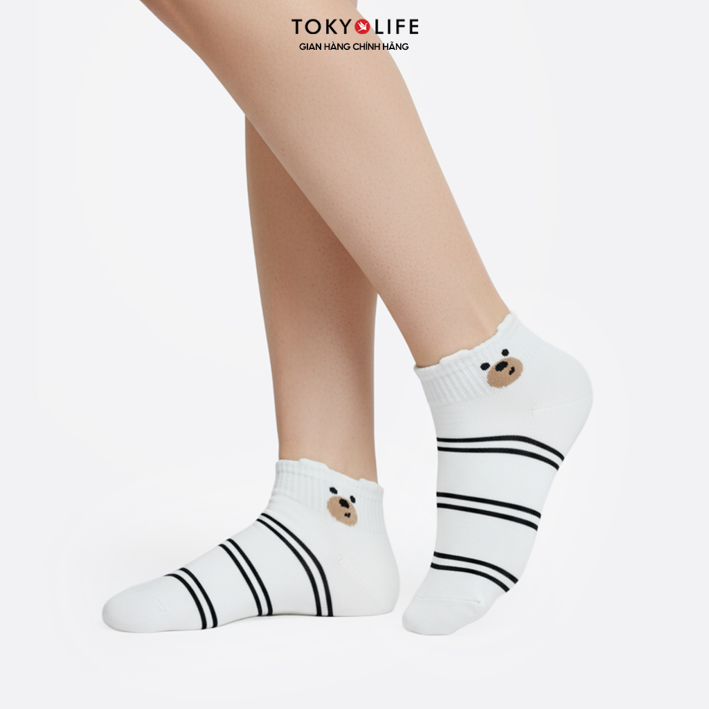Tất Chân Nữ Cotton Kháng Khuẩn Thoáng Khí Thời Trang - TOKYOLIFE