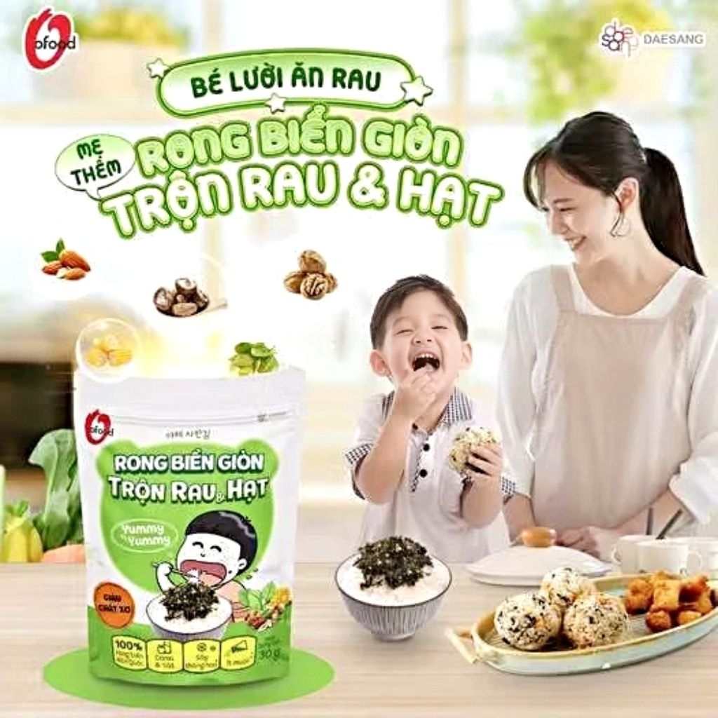 Rong biển trộn rau hạt gói 30 gam cao cấp Ofood | Shopee Việt Nam
