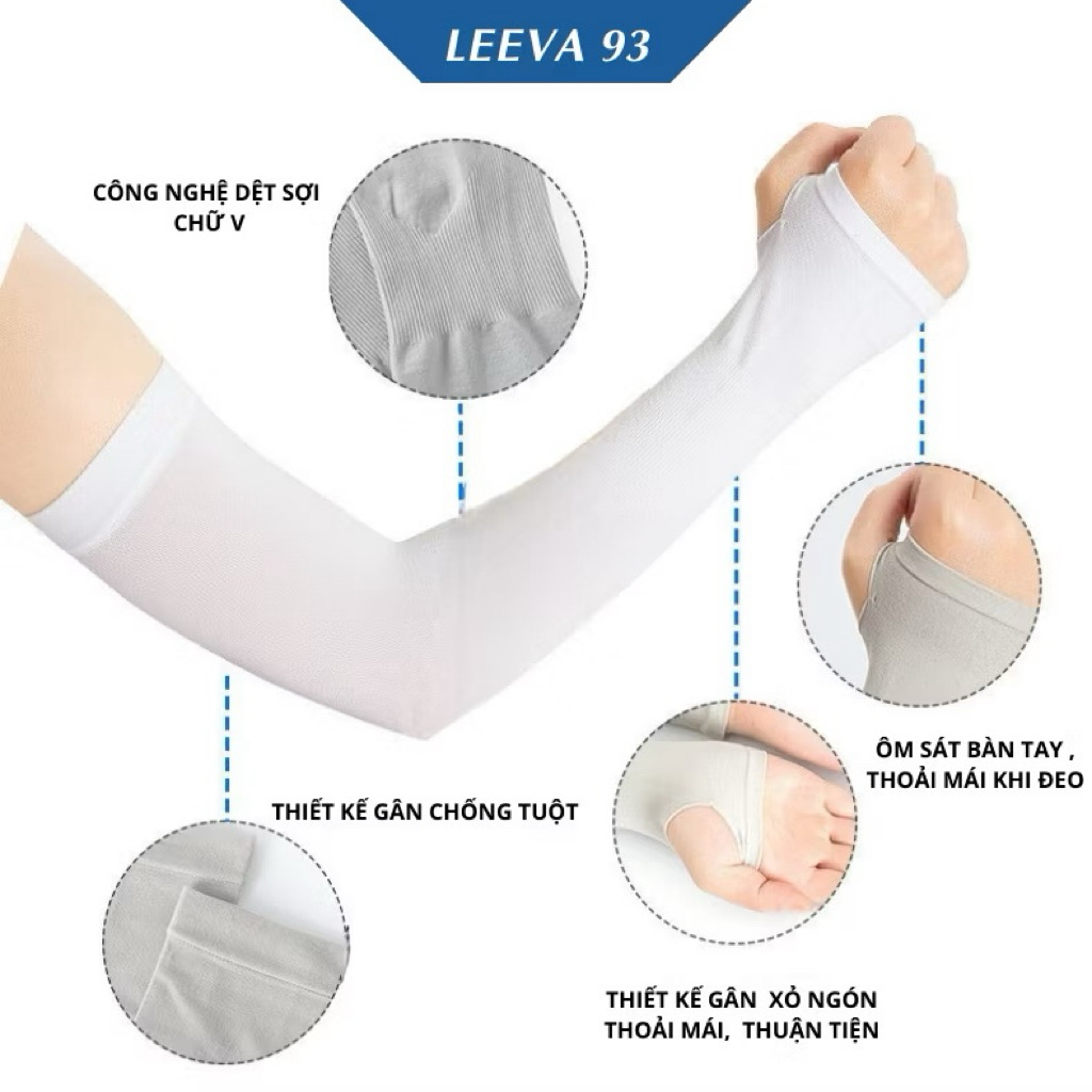 combo ống tay slim chống nắng chống nhiệt co dãn 4 chiều nam nữ mang được