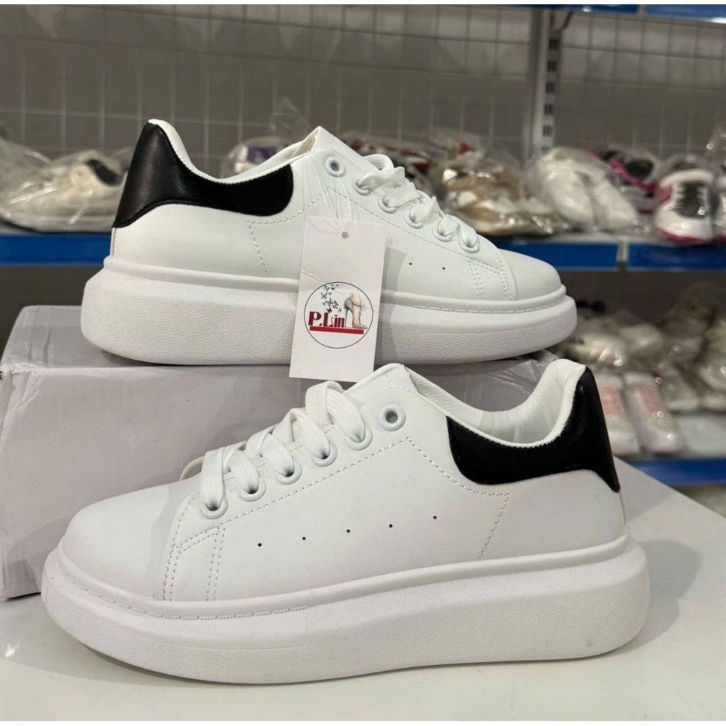 99K [Xả Lẻ Size 38-40] - Nhiều Mẫu Giày Thể Thao Nữ Màu Trắng, nâng đế 5 cm, êm, phong cách thời trang cá tính.