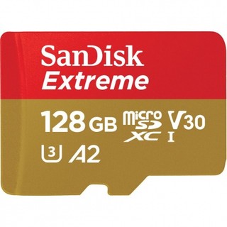Thẻ nhớ MicroSDXC SanDisk Extreme 128GB V30 U3 4K A2 đọc 190MB/s, ghi 90MB/s (Vàng)