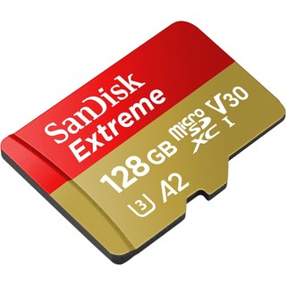 Thẻ nhớ MicroSDXC SanDisk Extreme 128GB V30 U3 4K A2 đọc 190MB/s, ghi 90MB/s (Vàng)