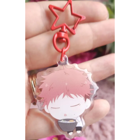 Jujutsu Kaisen Acrylic Keychain 2” | Anime Keyring Charm - Gojo, Itadori, Megumi, Nobara, Sukuna | Cute Fanmade Anime Me
