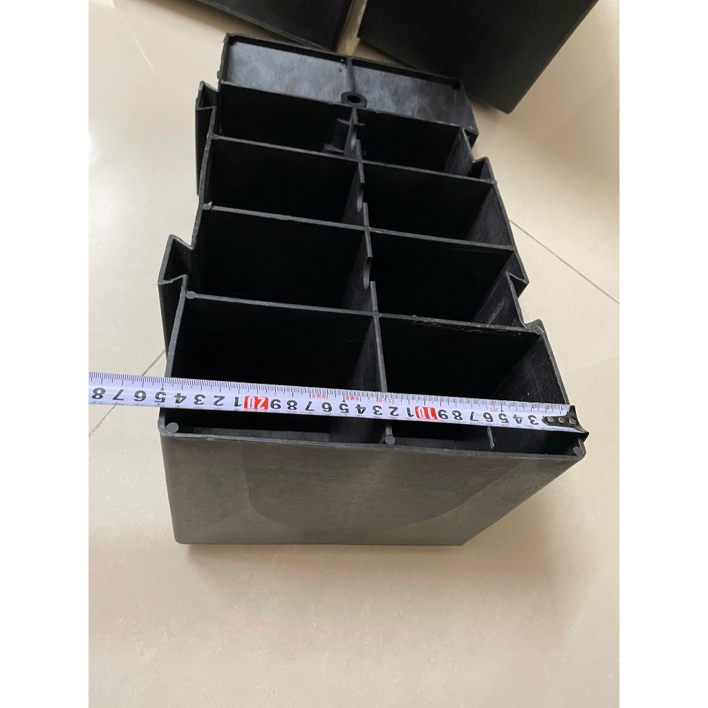 Bục Cao 19cm (DxRxC 25x45x19cm)- MÀU ĐEN Dốc bục lên xuống xe máy, xe hơi hình tam giác, có thể ghép nối thông minh, gép