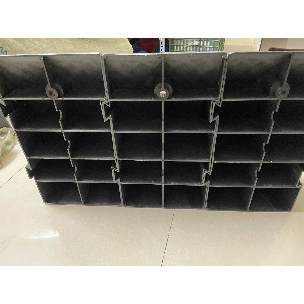 Bục Cao 19cm (DxRxC 25x45x19cm)- MÀU ĐEN Dốc bục lên xuống xe máy, xe hơi hình tam giác, có thể ghép nối thông minh, gép