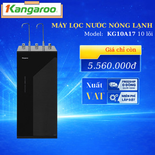 [CÓ VAT] Máy lọc nước RO nóng nguội lạnh Kangaroo KG10A17 10 lõi - INVERTER tiết kiệm điện - 10A17
