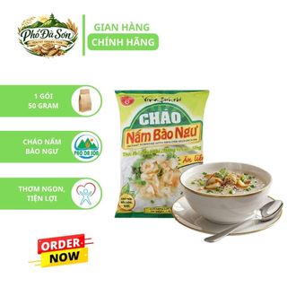 Cháo Nấm Bào Ngư Ăn Liền Bích Chi Cháo Gói Tiện Lợi, Dinh Dưỡng, Ăn Liền Nhanh Gọn 50g