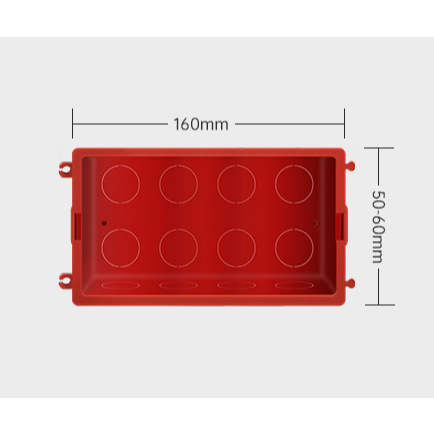 Ổ ĐIỆN HÌNH CHỮ NHẬT ( điều chỉnh 40-60mm) Đinh vít , Ốc vít âm tường tiện lợi, ổ điện chữ nhật âm tường sửa chữa đế âm