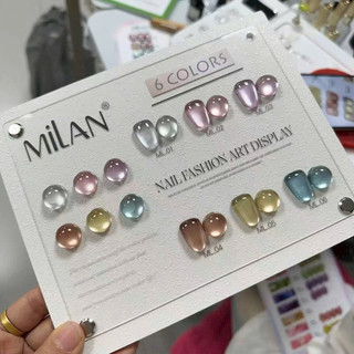 Sét sơn 40 màu Milan cao cấp fullbox tặng kèm bảng màu và basse top