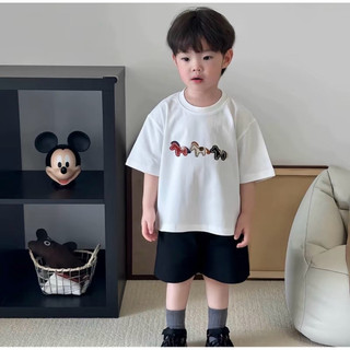 Áo Thêu Ngựa Mẹ và Bé (10-54kg) chất cotton 4 chiều mềm đẹp phong cách năng động