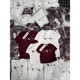 Áo Thêu Ngựa Mẹ và Bé (10-54kg) chất cotton 4 chiều mềm đẹp phong cách năng động