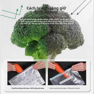 30 Nhôm Foil Zipper Giữ tươi Túi, Giữ tươi tốt cho thịt trái cây và rau quả