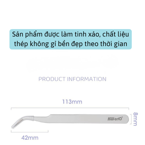 Nhíp Thủ Công Handmade Hiệu Kwtrio, Nhíp Gắp Sticker Đầu Nhọn, Nhíp Gắp Đồ Decor, Trang Trí Sổ Tay