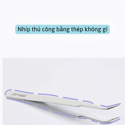 Nhíp Thủ Công Handmade Hiệu Kwtrio, Nhíp Gắp Sticker Đầu Nhọn, Nhíp Gắp Đồ Decor, Trang Trí Sổ Tay