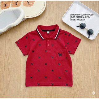 Áo Polo cho bé trai (10-45kg) chất Poly cá sấu đi học, đi chơi