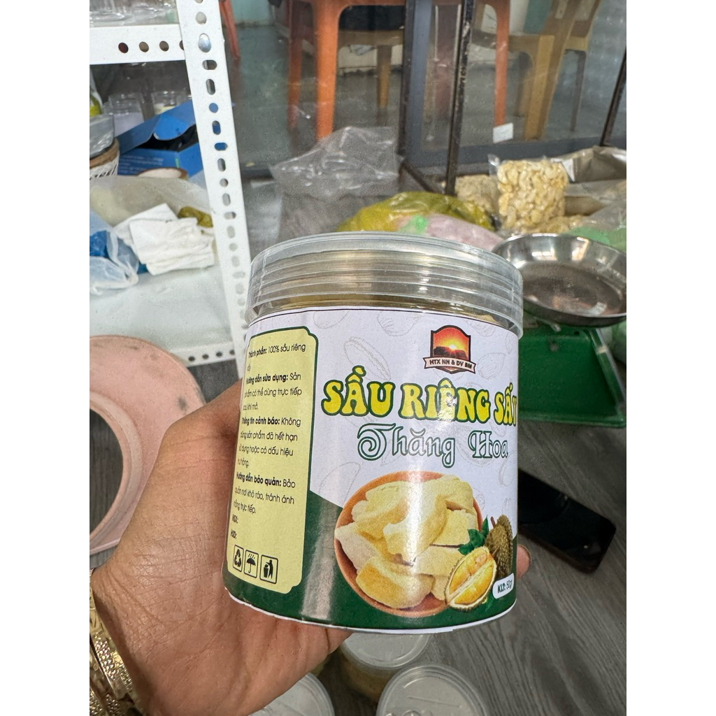 Sầu Riêng Sấy Thăng Hoa - Bình Minh Farm Đắk Lắk | Sầu Riêng Sấy Giòn, Sầu Riêng Sấy Khô, Không Thêm Đường