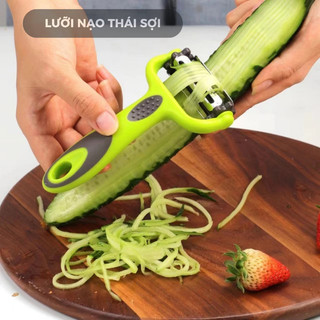 Nạo rau củ đa năng 3 lưỡi nạo không gỉ siêu bền an toàn khi tiếp xúc với thực phẩm siêu bền HomieTech