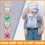Đai điệu vải em bé sơ sinh địu 4 tư thế có đỡ cổ đa năng ngồi xe máy an toàn cao cấp MySun 4Way