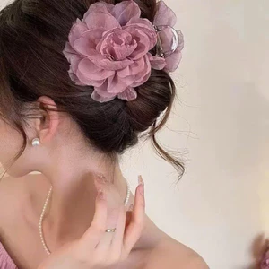ZuchenbyKao Kẹp hoa voan tiểu thư ANHCHUPTHATSP