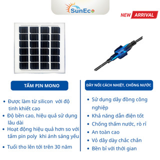 ĐÈN NĂNG LƯỢNG MẶT TRỜI PHA 100W SUNECO, SÁNG TRÊN 12 TIẾNG, BH 3 NĂM, VỎ NHÔM