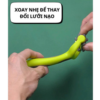Nạo rau củ đa năng 3 lưỡi nạo không gỉ siêu bền an toàn khi tiếp xúc với thực phẩm siêu bền HomieTech