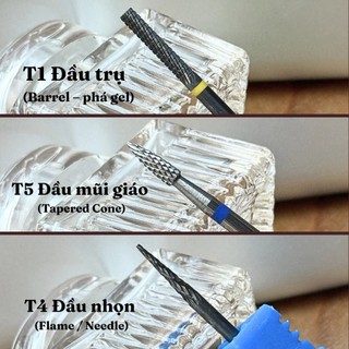 Đầu Mài Titan Chuẩn Mỹ Cao Cấp – Đầu Mài Nail Phá Gel, Mài Bột, Xử Lý Cuticle, Khoé Bột, Chuẩn Salon Thegioinail666