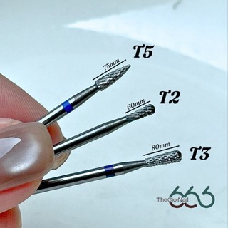 Đầu Mài Titan Chuẩn Mỹ Cao Cấp – Đầu Mài Nail Phá Gel, Mài Bột, Xử Lý Cuticle, Khoé Bột, Chuẩn Salon Thegioinail666