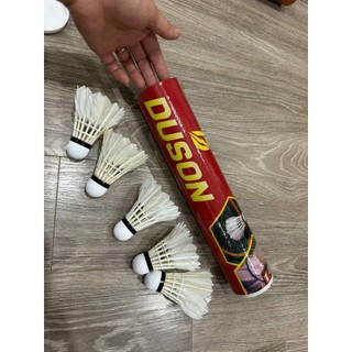 Ống Cầu Lông Duson Chất Liệu Lông Ngỗng Tự Nhiên Hộp 10-12 Quả Đại Nam Sport