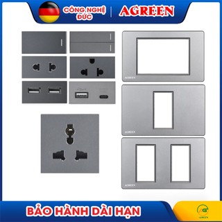 modun công tắc ổ cắm âm tường agreen – bền đẹp, an toàn, lắp đặt dễ dàng