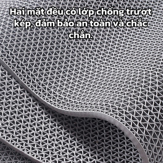 YOWXll  Thảm nhựa lưới chống trơn trượt zic zắc - Thảm Lót Sàn Nhà Tắm Bể Bơi Miếng Trải Sàn Toilet