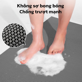 YOWXll  Thảm nhựa lưới chống trơn trượt zic zắc - Thảm Lót Sàn Nhà Tắm Bể Bơi Miếng Trải Sàn Toilet