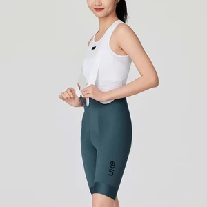 HBS006B - Quần Nữ Đạp Xe UKE Bib Shorts Airy Blue Cao Cấp, Đệm Bỉm Thụy Sĩ 6h (120KG / m3)