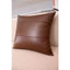 Gối decor, gối ôm, gối tựa Da Cleo chất lượng. Gối kẻ ngang.