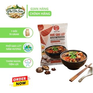 Phở Gạo Lứt Nấm Hương Bích Chi 70gr (Thùng 30 Gói)