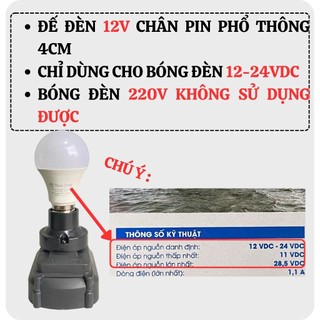 (xem kỹ phần mô tả trước khi mua nhé) combo đế đèn sử dụng chân pin phổ thông makita 4cm hoặc mua lẻ từng sản phẩm