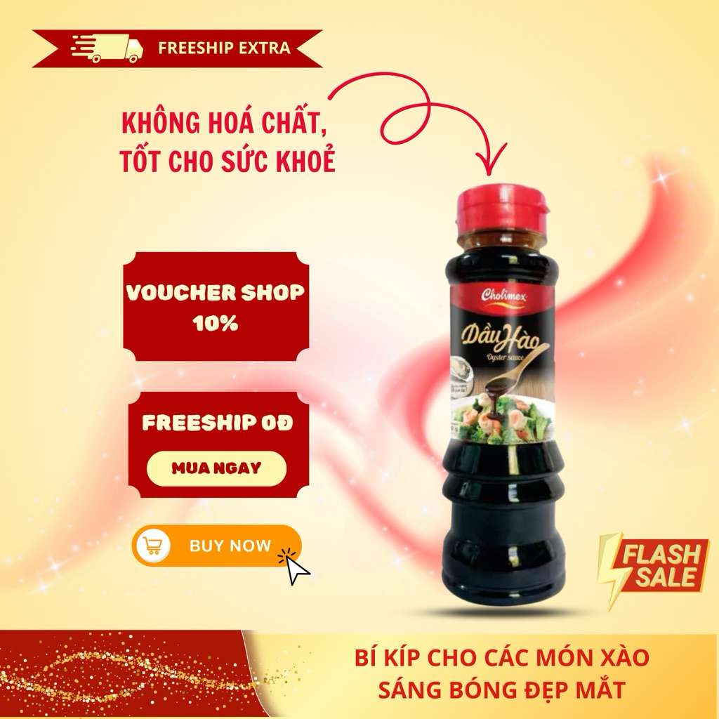 Dầu hào Cholimex chính hãng chai pet 170g