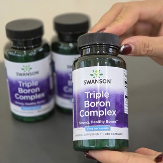 Viên uống Triple Boron Complex Swanson - 250 viên