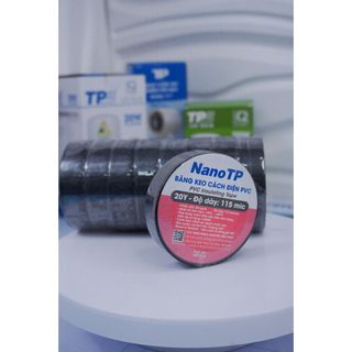Băng Keo Cách Điện NanoTP Siêu Dính - 10, 20, 30 Yards - 10 Cuộn / Cây - BKĐ-thietbidienelec68