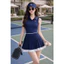 Bộ thể thao nữ váy liền chất cá sấu - trẻ trung năng động - pickleball,golf,tennis..
