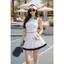 Bộ thể thao nữ váy liền chất cá sấu - trẻ trung năng động - pickleball,golf,tennis..