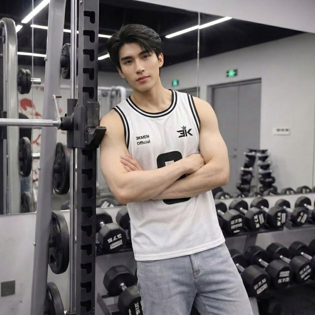 Áo Tanktop 3KWEARMEN, Áo Ba Lỗ Chất Liệu Lưới Thể Thao Siêu Thoáng Khí Tập Gym, Chạy Bộ, Đá Banh