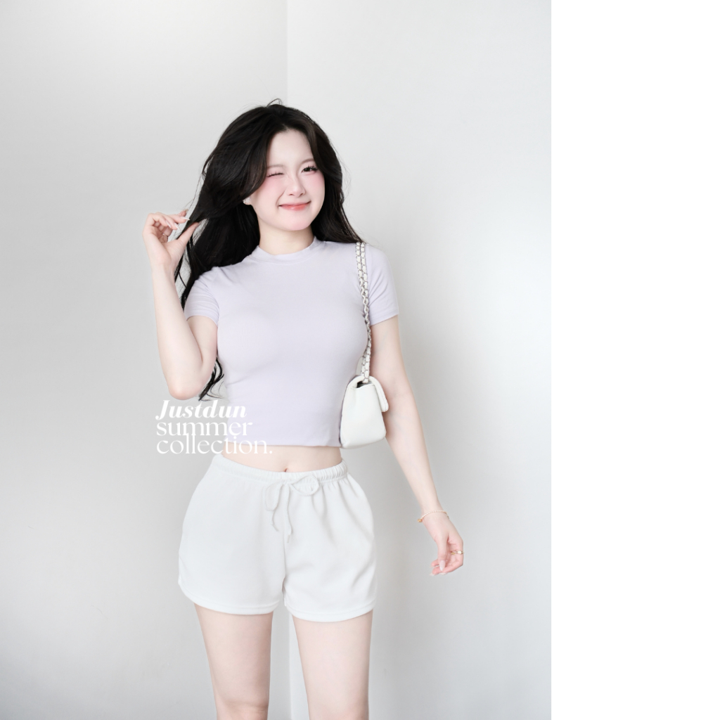 Quần Short Nỉ Umi Hàn Mịn Mát Mùa Hè Basic Nhiều Màu JUSTDUN - H12