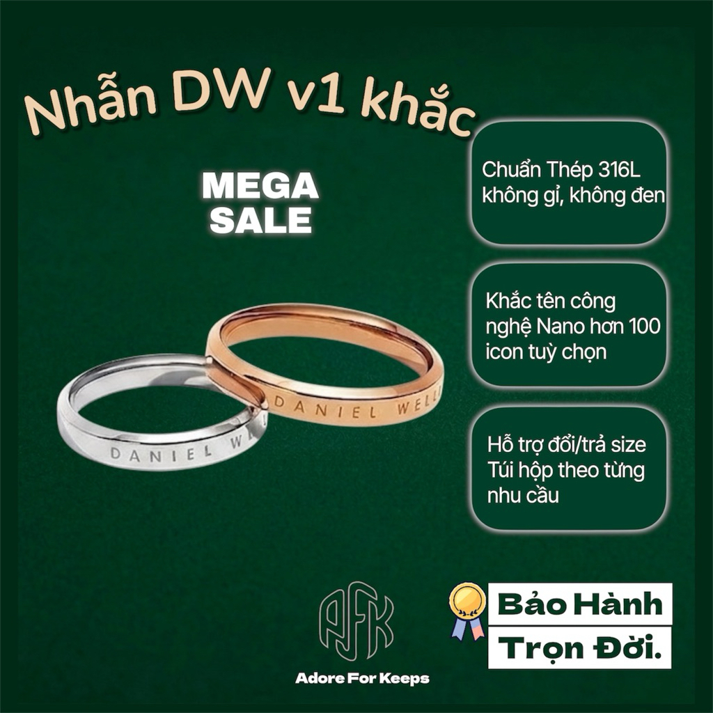 Ring, engravable by AFK Store