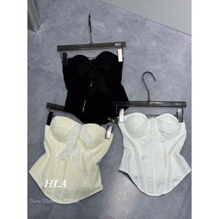 QCL1 7691 Áo cup nơ ren lưng chun mới về siêu xinh(Freesize)
