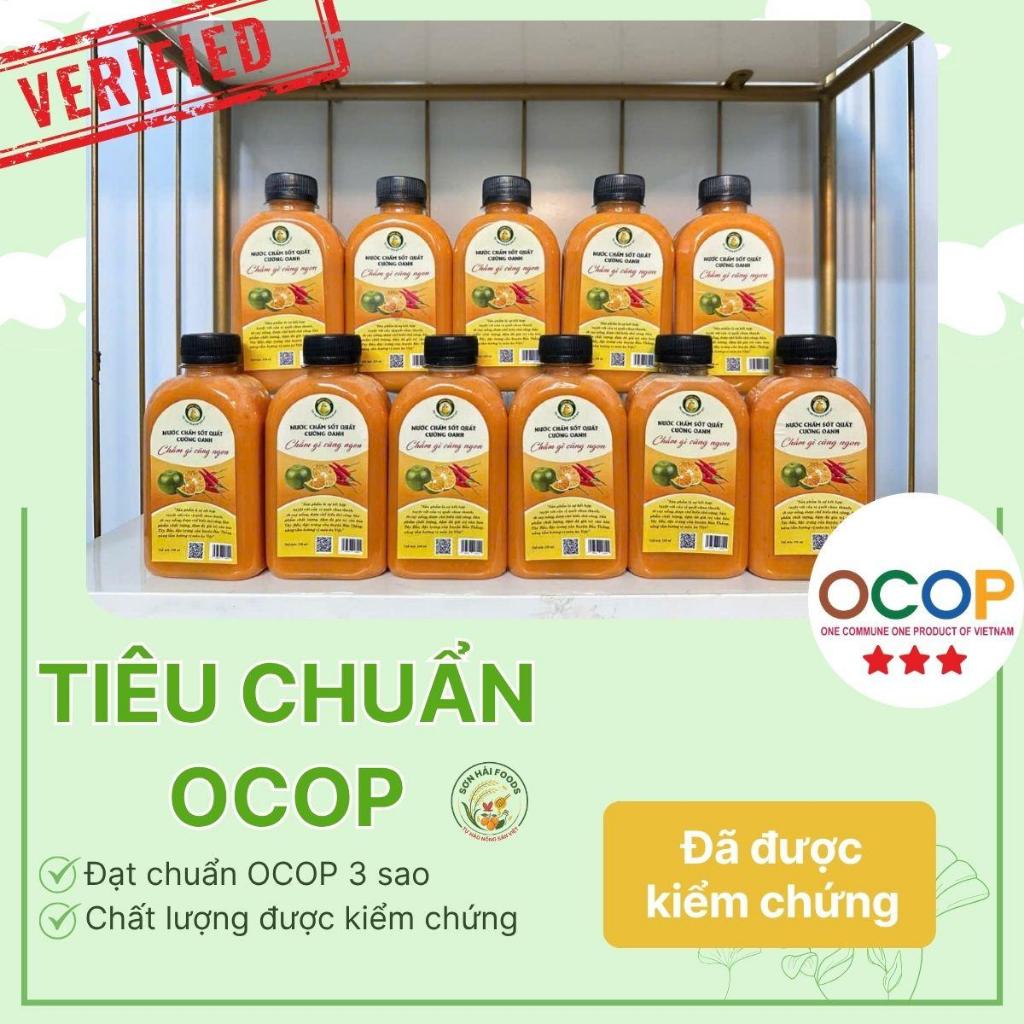 Sốt Chấm Quất VietGAP OCOP 3 Sao Tự Nhiên Chua Cay Mặn Ngọt, Không Phụ Gia, Không Chất Bảo Quản - Sơn Hải Foods