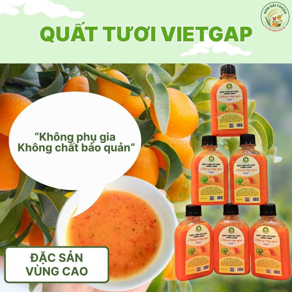 Sốt Chấm Quất VietGAP OCOP 3 Sao Tự Nhiên Chua Cay Mặn Ngọt, Không Phụ Gia, Không Chất Bảo Quản - Sơn Hải Foods